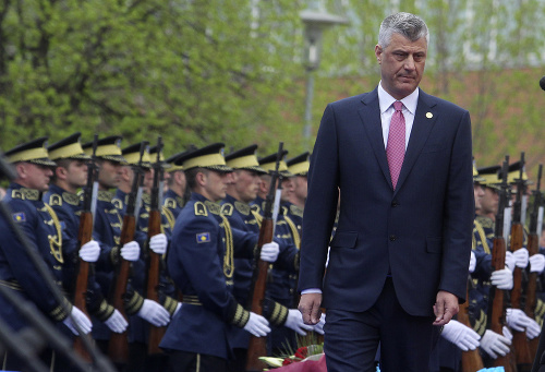 Slávnostná inaugurácia nového prezidenta Hashima Thaciho.