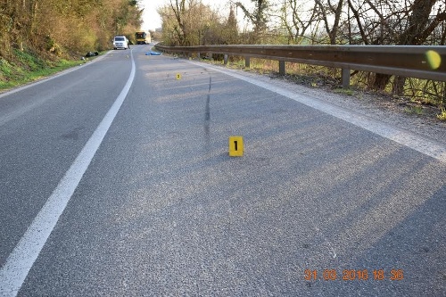 Juraj († 31) z Trenčína havaroval s motorkou v tejto zákrute. 