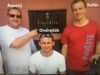 Boris Kollár na dovolenke s Ondrejčákom (Piťom) a Rajeckým.