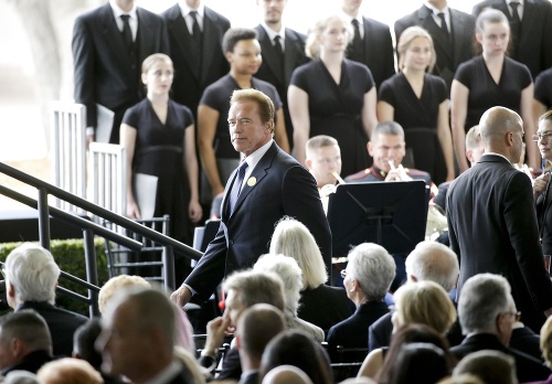 Podobné záujmy: Arnolda Schwarzeneggera s Nancy spájala herecká aj politická kariéra.
