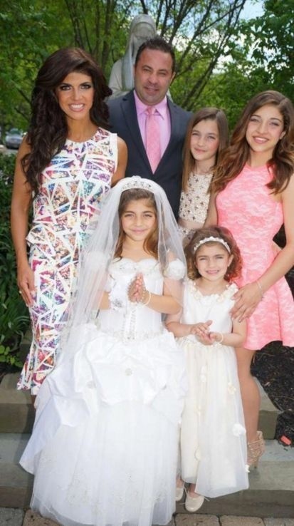 Teresa Giudice s manželom Joeom a štyrmi dcérami.