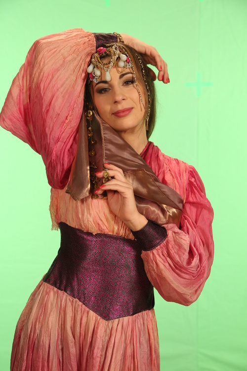 Kristína Greppelová ako dvojníčka Šeherezády.