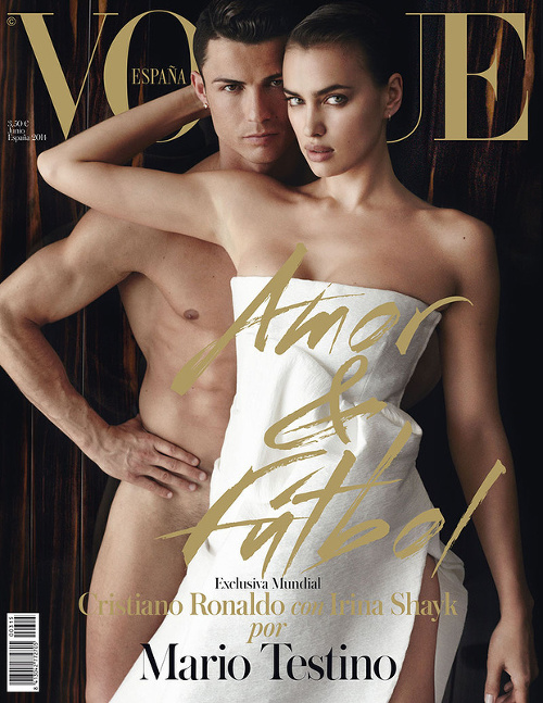Cristiano a Irina na obálke španielskeho Vogue.