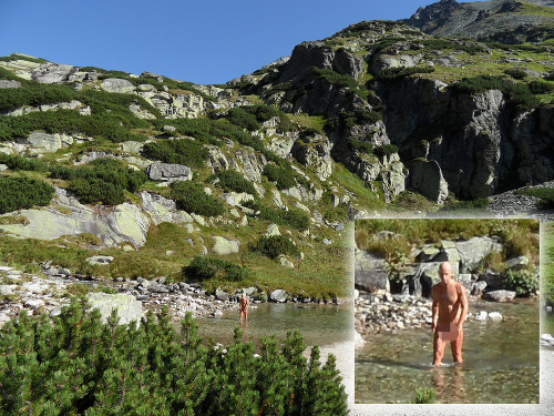 Testovanie tatranských plies neznámym naháčom odštartovalo jazierko pri vodopáde Skok.