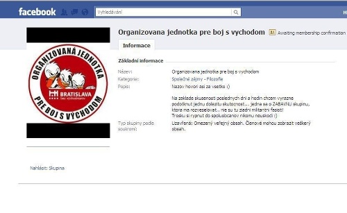 Profil kontroverznej skupiny na Facebooku.