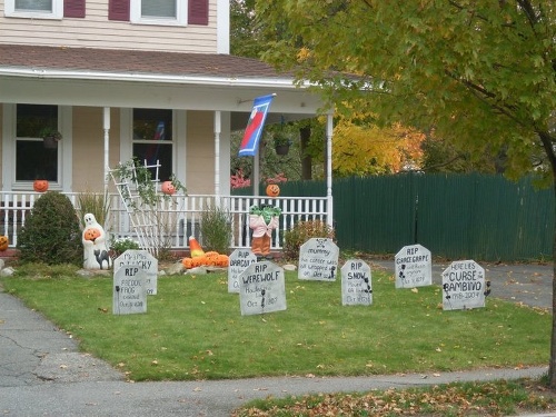 Americký zmysel pre morbídny humor v čase Halloweenu naberá na obrátkach.