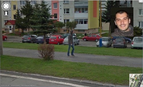 Aj čitateľ Tomáš sa našiel pomocou služby Google Street View.