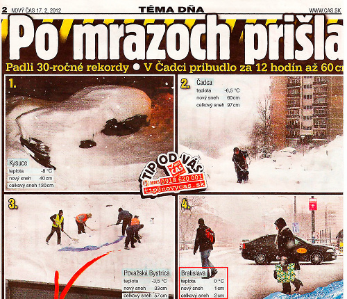 Nový Čas 17. 2. 2012