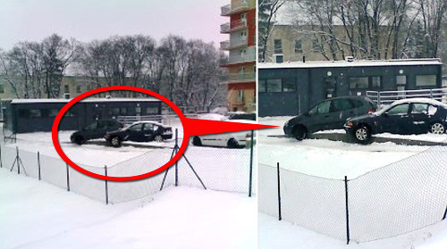 Títo vodiči situáciu na parkovisku aj vďaka čerstvo napadanému snehu na parkovisku nezvládli...