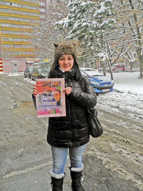 Natália  Mlynarčíková (17) študentka, Bratislava.