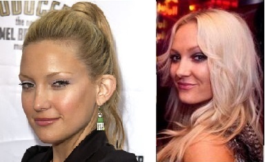 Denisa (vpravo) sa neuveriteľne podobá na hollywoodsku herečku Kate Hudson.