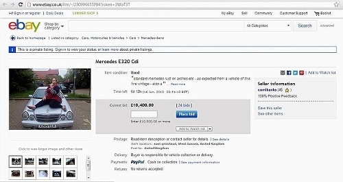 Inzerát sa objavil na aukčnom portáli eBay a zožal veľký úspech.