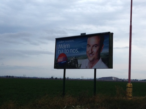 Čitateľ Krajcerov billboard našiel na troch rôznych miestach v Trnave.