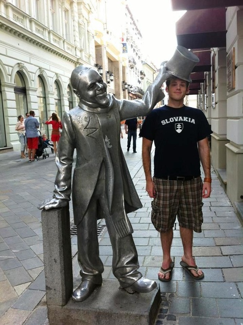 Širšie centrum Bratislavy má Mark prechodené krížom-krážom.