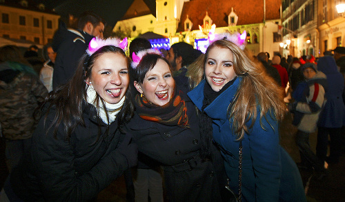 Silvester v centre mesta každý rok oslávia tisíce ľudí.