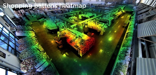 Aplikácia dokáže vďaka kamerám analyzovať aj to, kde sa kupujúci v obchodoch zdržujú najčastejšie.