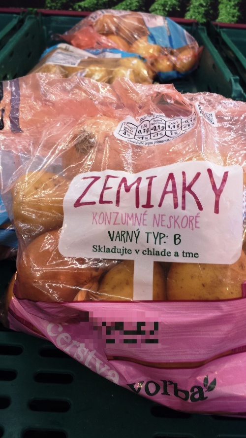 Katarína mala zálusk na balík zemiakov, supermarket jej pribalil aj niečo navyše.