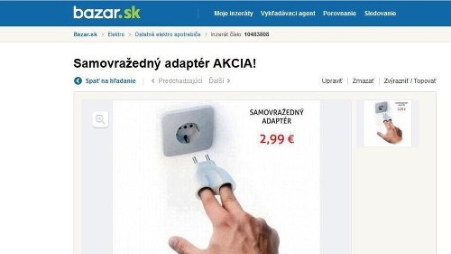 Vtipné inzeráty na bazar.sk