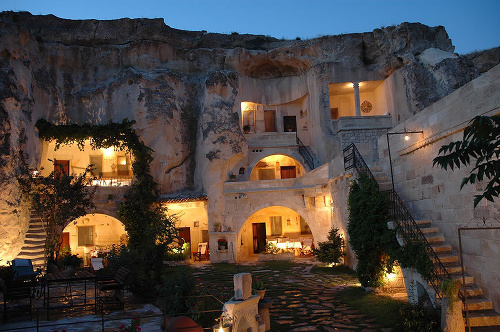 Fairy Chimney Hotel v Turecku.