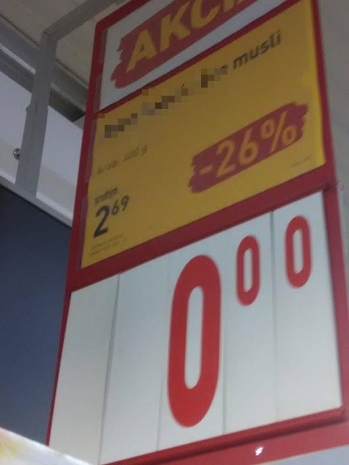 Zadarmo toho bolo v supermarkete viac než dosť.