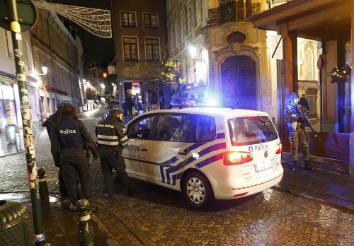 Belgická polícia je v pohotovosti.