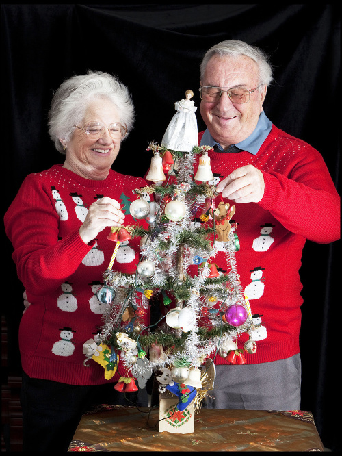 2015: Manželia si bez malého stromčeka nevedia predstaviť Vianoce.