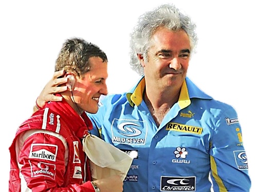 ÚSPECHY: Spojenie Briatore - Schumacher bolo v kolotoči F1 symbolom víťazstiev.