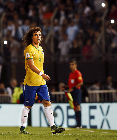 Brazílsky futbalista David Luiz (28).