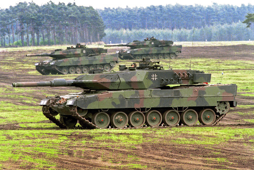 Cvičení sa zúčastní aj nemecký bojový tank Leopard 2.