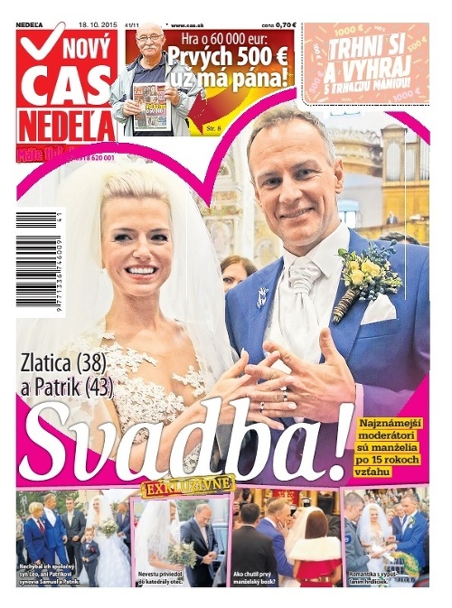 Titulka Nový Čas Nedeľa - 18. 10. 2015