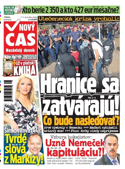 Nový Čas - 16.09.2015