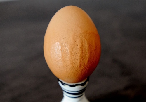 Nezvyčajné vajíčko bolo kúpené v supermarkete v Leicesteri.
