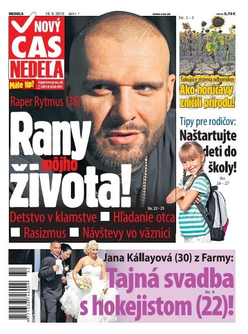 Nový Čas Nedeľa - 16.08.2015