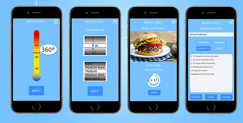 Pomocou mobilnej aplikácie si môžete ugrilovať mäso podľa vašich predstáv.