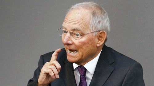 Na spoločný rezort financií tlačí najmä minister Schäuble.