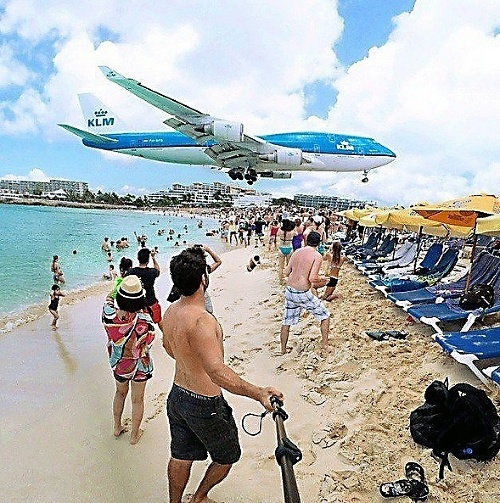 Najbizarnejšia: Maho beach - Svätý Martin