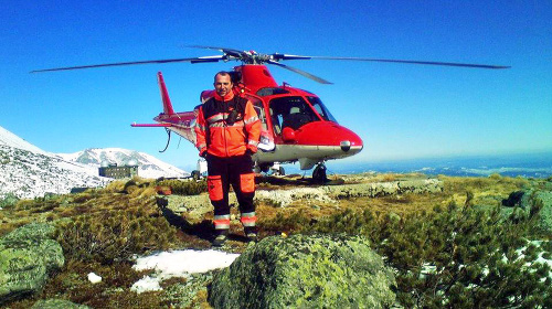 Martin Svitana bol skvelým operátorom vrtuľníka. 