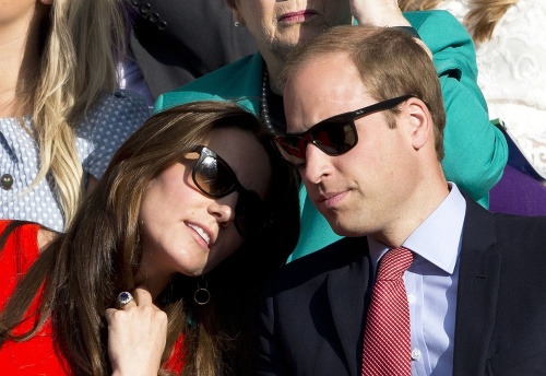 Vojvodkyňa Kate a princ William na Wimbledone.