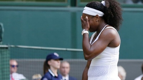 Serena sa na kurte v jednu chvíľu takmer rozplakala...