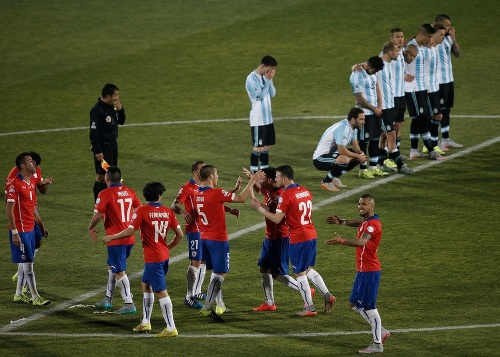 Chile v rozstrele dominovalo.