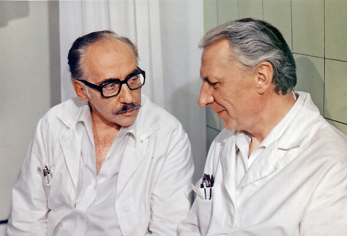 Nezabudnuteľná dvojica: doktor Štrosmajer a primár Sova.