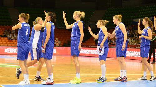 Slovenky prehrali v F-skupine s Ruskom vysoko 61:75.