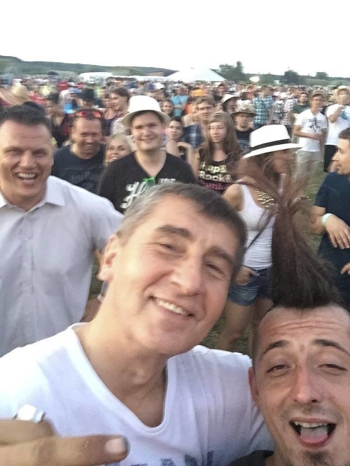 Babiš sa bavil na festivale.