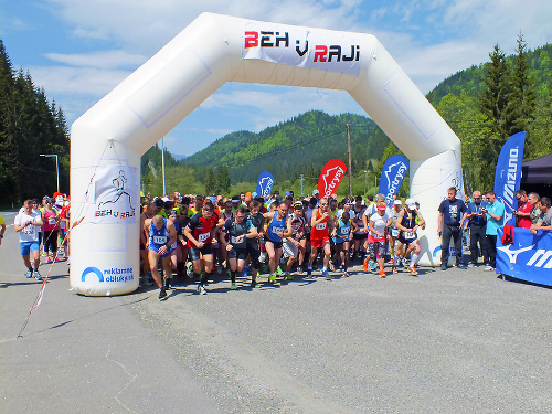 V sobotu pri Dobšinskej ľadovej jaskyni  odštartovali nultý ročník Behu v raji.