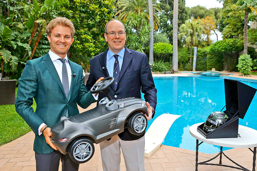 Možno, že vďaka Rosbergovým darom vyrastie v kniežacej rodine budúci pretekár.