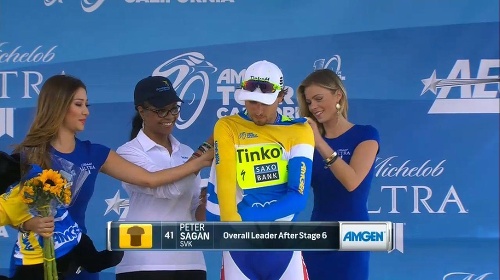 Sagan sa v Kalifornii obliekol do žltého dresu.