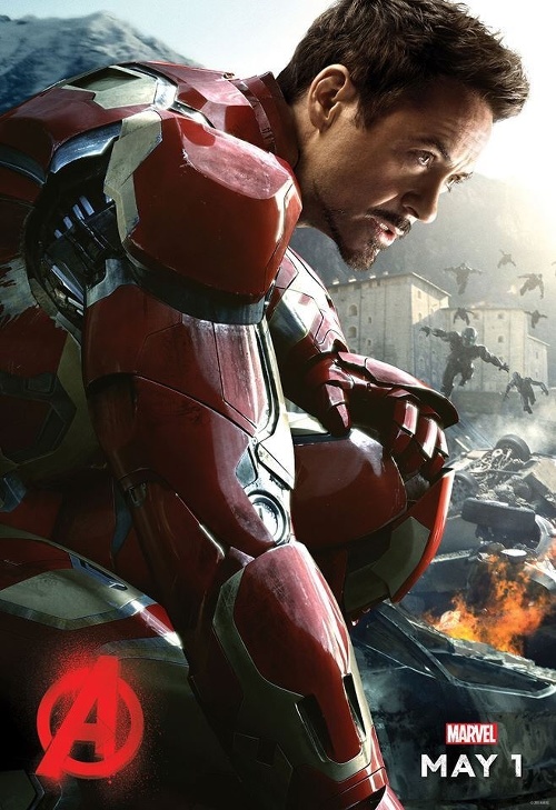 Robert Downey Jr. ako Iron Man.