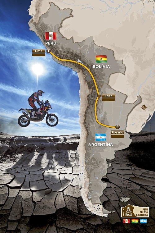 Trať Rely Dakar 2016 budí rešpekt.