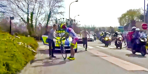 Sagana zradil aj jeho najvernejší spoločník - bicykel.