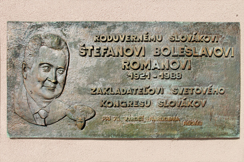 Na Štefana Boleslava Romana Slováci nezabudli.